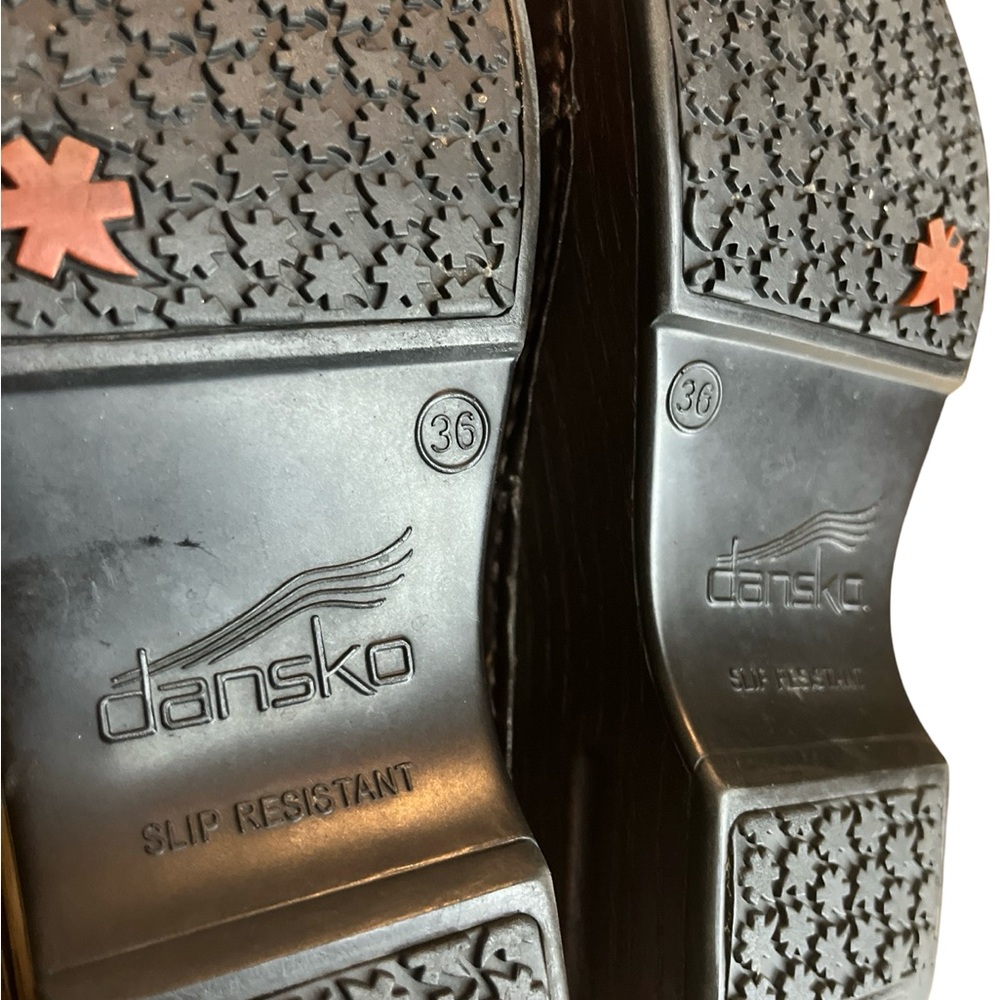 Dansko Women’s EU 36 US 5.5-6 Brown Leather Clogs XP Professional Casual Shoes - Picture 10 of 11